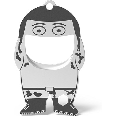 RICHARTZ® FLASCHENÖFFNER fred soldier, silber