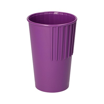 Riffel-Becher ToGo, 300 ml, brombeere