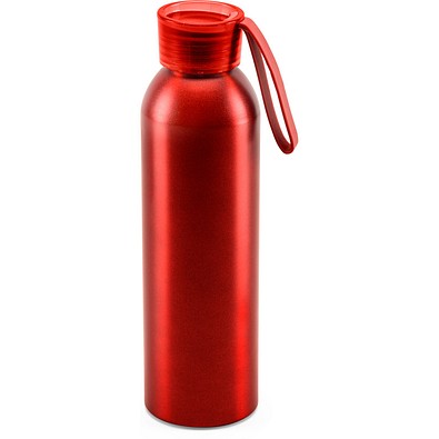RIO. Recycelt Aluminium (100% rAL) flasche mit PP-Verschluss 660 mL, Rot