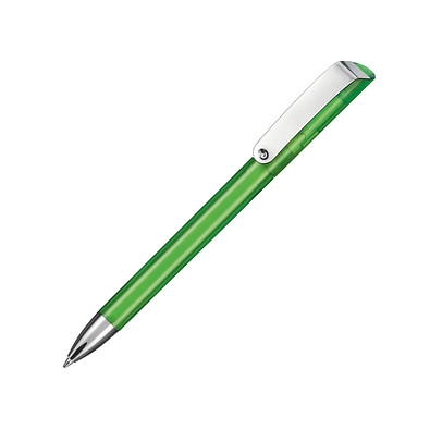 RITTER PEN Drehkugelschreiber Glossy, blaue Mine, grün/transparent