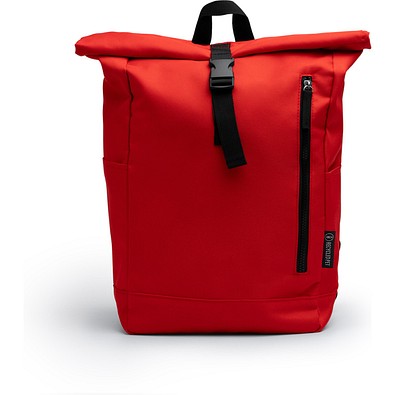 Roll-Top Rucksack aus RPET, RED