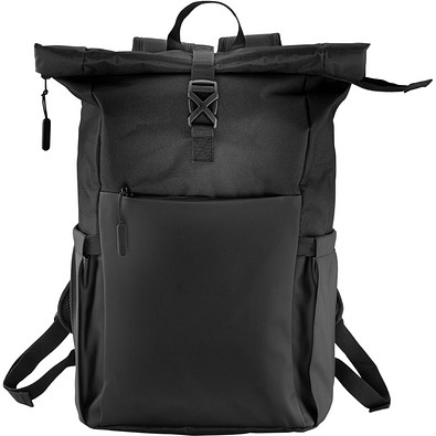 Rollup-Rucksack SIMPLE PREMIUM, schwarz