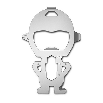 ROMINOX® Key Tool, Little Genius - 13 Funktionen, silber