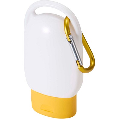 Rosie LSF 30 Sonnencreme mit Karabiner, gelb