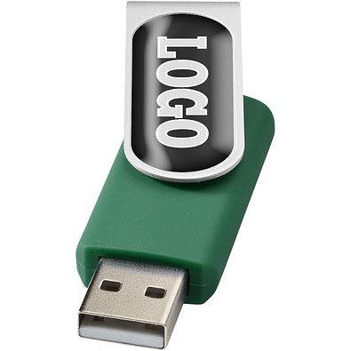 Rotate Doming USB-Stick, grün, 32GB