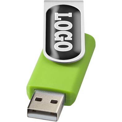 Rotate Doming USB-Stick, limone, 64GB