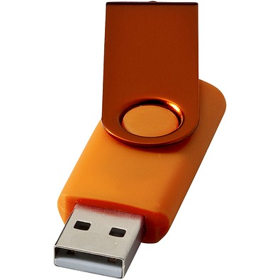 Rotate Metallic USB-Stick, orange, 8GB