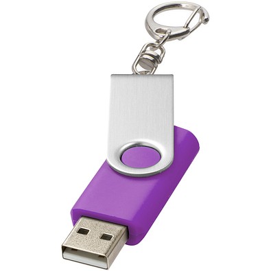 Rotate mit Schlüsselanhänger USB-Stick, lila, 2GB