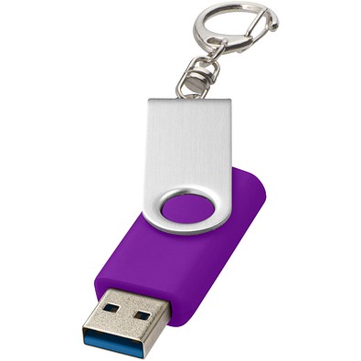 Rotate USB-Stick 3.0 mit Schlüsselanhänger, lila, 32GB