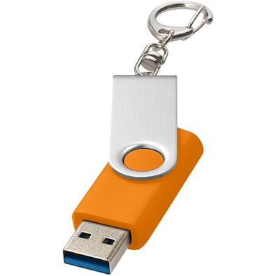 Rotate USB-Stick 3.0 mit Schlüsselanhänger, orange, 32GB