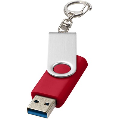 Rotate USB-Stick 3.0 mit Schlüsselanhänger, rot, 16GB