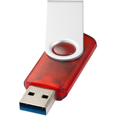 Rotate USB-Stick 3.0 transparent, rot, 16GB
