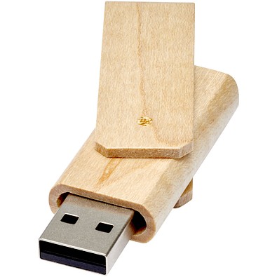 Rotate USB Stick aus Holz, hellbraun, 16GB