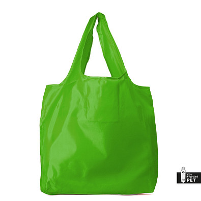 RPET Faltbare Einkaufstasche Pantala, farngrün