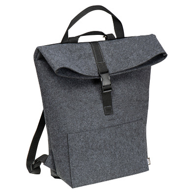 RPET Filzrucksack , anthrazit