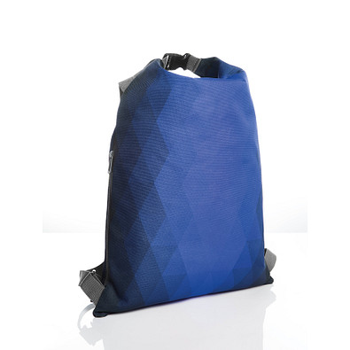 HALFAR Rucksack Diamond mit Wickelverschluss, blau