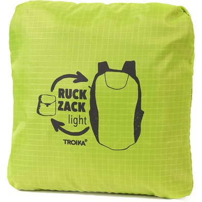 RUCKZACK Falt-Rucksack, grün, schwarz