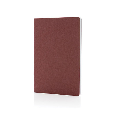 Salton Luxus Kraftpapier Notizbuch A5, kirschrot