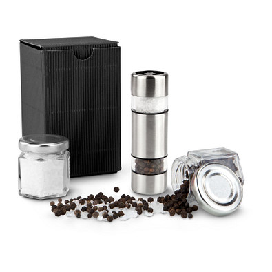 ROMINOX® Mini Salz- & Pfeffermühle Parum, silber