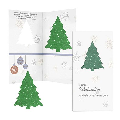 Samenpapier-Karte Fichte, Standardmotiv