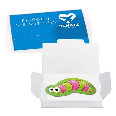 Samenpapier lustige Tierchen, Ostern, Raupe Wanda, 1-seit. Druck
