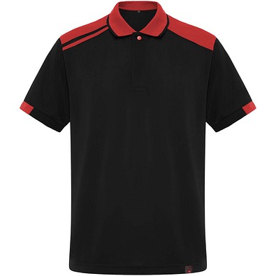 Samurai Kurzärmeliges Poloshirt mit antibakterieller Wirkung, 160 g/m2, unisex, schwarz, L