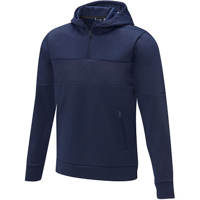 Sayan Kapuzenpullover mit halbem Reißverschluss für Herren, navy,  3XL