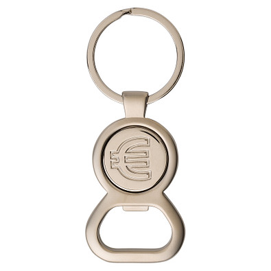 Schlüsselanhänger Match aus Metall, Silber