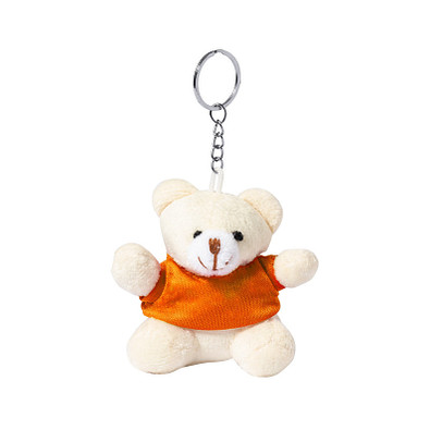 Schlüsselanhänger Teddy Tedchain, orange, orange
