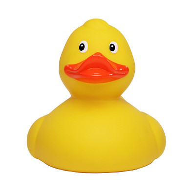 Schnabels® Bade-Ente Giant, 15 cm, gelb/orange