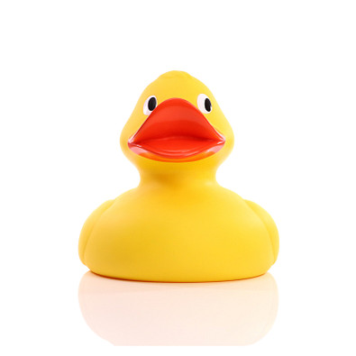 Schnabels® Bade-Ente Giant, 30 cm, gelb/orange