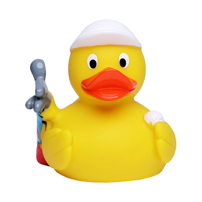 Schnabels® Bade-Ente Golfer, bunt