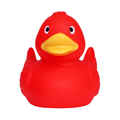 Schnabels® Bade-Ente Klassik, rot