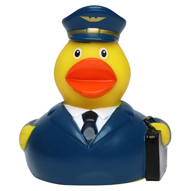 Schnabels® Bade-Ente Pilot, bunt