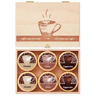 Schokolade zum Kaffee, natur