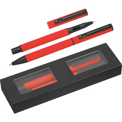 Schreibset Canterbury,rot