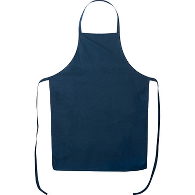 Schürze aus Baumwolle, dunkelblau