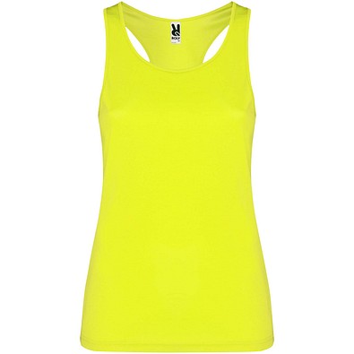 Schura Sport Top für Damen, Fluor Yellow, M