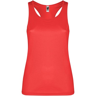 Schura Sport Top für Damen, rot, S