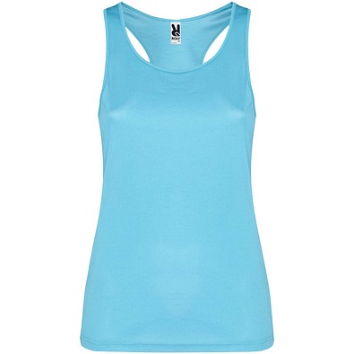 Schura Sport Top für Damen, türkis, M