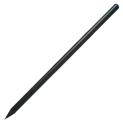 PENKO® Bleistift schwarz mit Kristall, schwarz/blau
