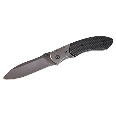 Schwarzwolf outdoor® YERGER Taschenmesser im Karbonlook