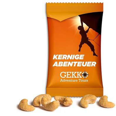Seeberger Cashewkerne, 10 g, Verbundfolie weiß, inkl. Druck