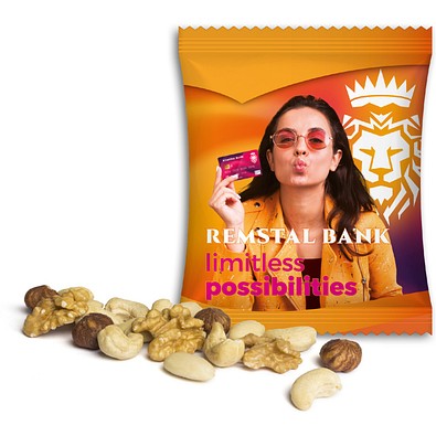 Seeberger Nusskernmischung, 20 g, Folie weiß, inkl. Druck