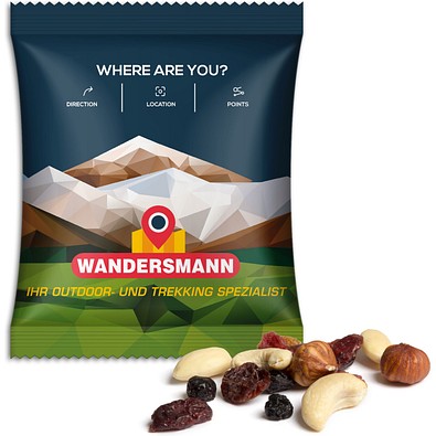Seeberger Nuts'n Berries, 20 g, Folie weiß, inkl. Druck