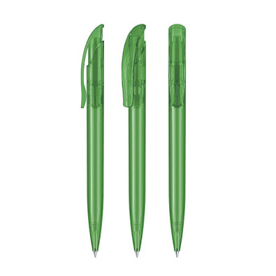 senator® Druckkugelschreiber Challenger Clear, blaue Mine, grün 347