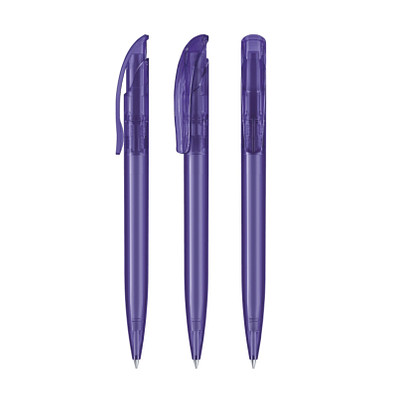 senator® Druckkugelschreiber Challenger Clear, blaue Mine, violett 267