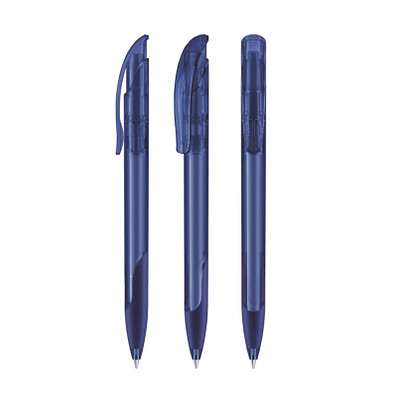 senator® Druckkugelschreiber Challenger Clear SG, blaue Mine, blau 2757