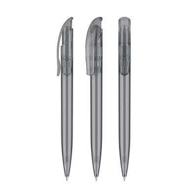 senator® Druckkugelschreiber Challenger Frosted, blaue Mine, grau cool gray 9