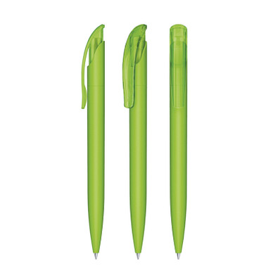 senator® Druckkugelschreiber Challenger Soft Touch, blaue Mine, grün 376